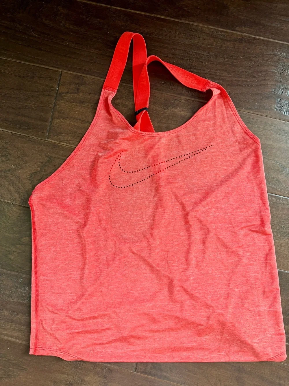 Nike Dry fit Coral-Orange Performance Tank Top